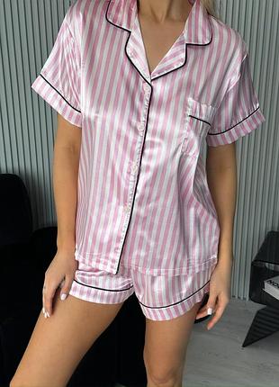 Шовкова піжама 🤍2 фото
