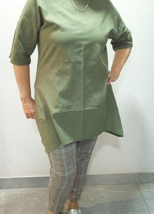 Хлопкова туніка у двох кол'орах