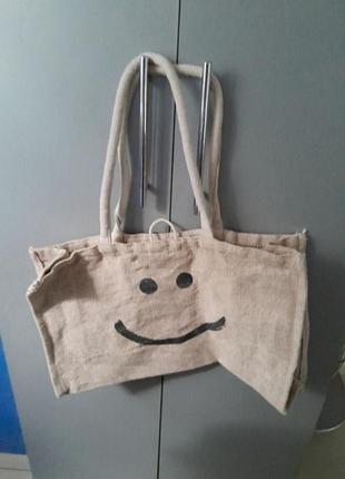 Велика лляна сумка ,,jumbo"