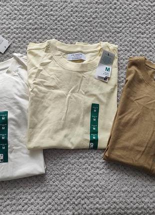 Футболка м primark жовта regular fit