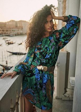 Приголомшлива сукня sezane 💙💚🧡