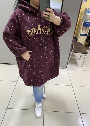 Теплое худи