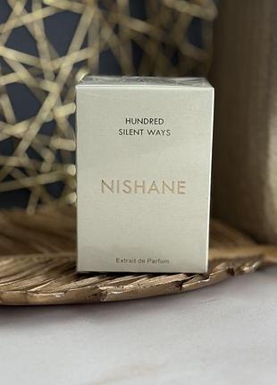 Розкішний шлейфовмй парфум nishane hundred silent ways