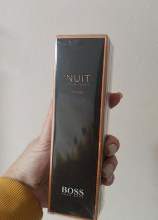 Жіноча туалетна вода hugo boss nuit pour femme intense / хуго бос ніч інтенс/75 мл