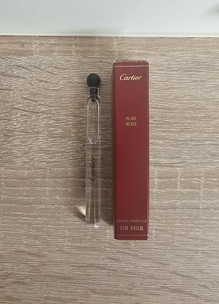 Туалетна вода cartier pure rose 3.5ml