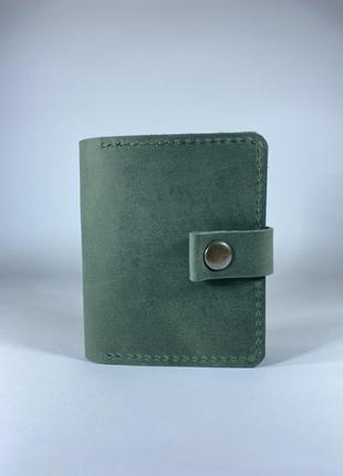 Мини кошелёк “york” зелёный2 фото