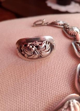 Кільце срібло.розмір 19,20