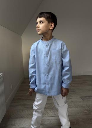 Сорочка лляна для хлопчика