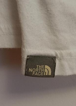 Лонгслив the north face белый хлопок размер м 7