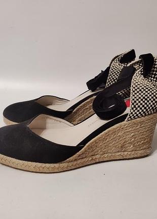 Lulu guinness замшевые эспадрильи босоножки с завязками