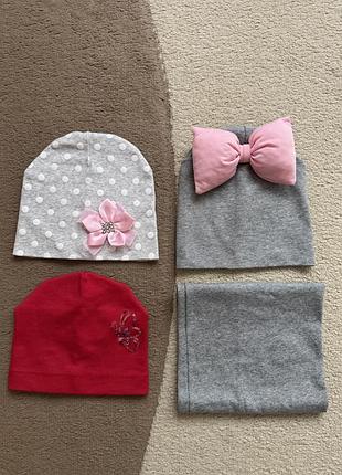 Шапка на дівчинку 2-3 роки