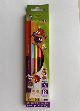 Новый набор цветных карандашей