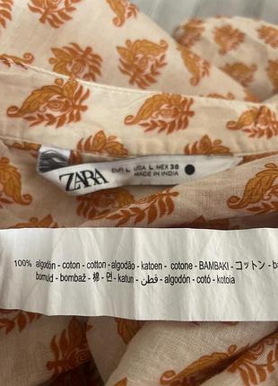 Zara платьев рубашка 10