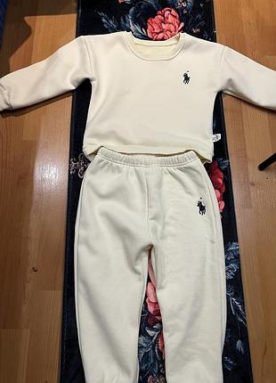 Утеплений костюмчик під відомий бренд ralph lauren