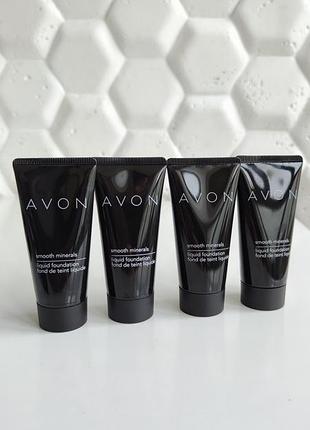 Тональный крем для лица с минералами эйвон avon ivory nude natural beige medium smooth menerals