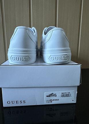 Кеди guess, білі кеди guess, кеди guess HMECSA jelexa, guess HMECSA fljjx7 fal127 фото