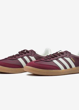 Жіночі кросівки adidas originals wmns samba og maroon