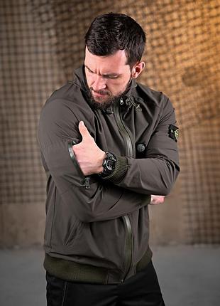 Городская ветровка stone island карман олова 4 люкс дл7037