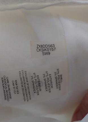 Шикарная праздничная трендовая блузка с кружевом calvin klein (размер 1xl)7 фото
