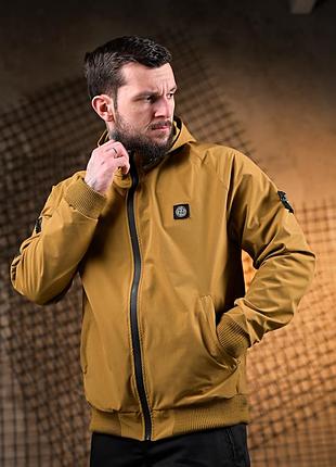 Городская куртка stone island карман coyot 4 дл7036