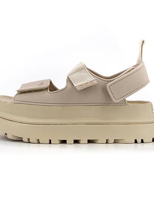 Ugg goldenglow босоніжки на платформі босоножки на платформе сандалии беж