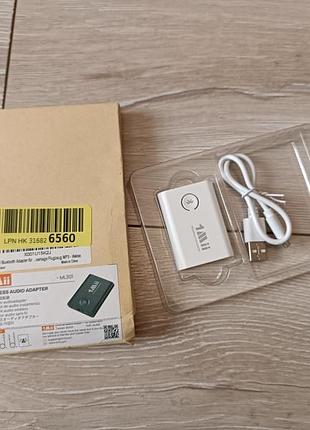 1mii bluetooth передатчик-приемник для телевизора и наушников, аудиоадаптер bluetooth aptx adaptive