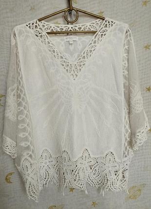 Блуза кружевная 50