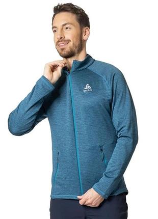 Odlo mid layer full zip мужская спортивная кофта