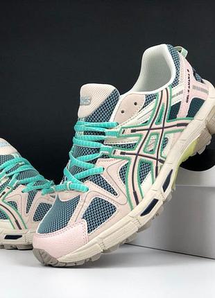 Р.41-45 кросівки asics gel kahana 8 бежево/м'ятні ks 12514