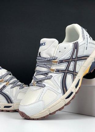Р.41-45 кросівки asics gel kahana 8 бежево-синьо-жовті ks 12516