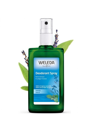 Дезодорант-спрей weleda з шавлією weleda déodorant spray à la sauge 100 мл