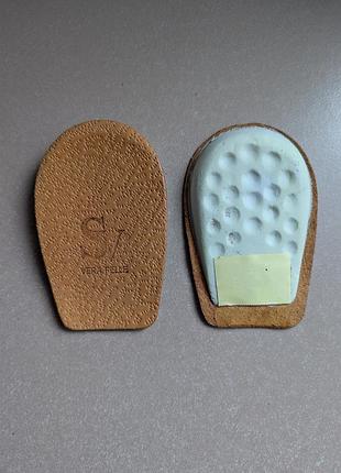 Підп'ятники ортопедичні vs vera pelle італія натуральна шкіра