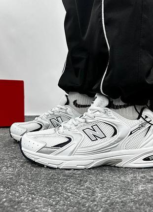 Кроссовки мужские new balance 530 white blue