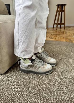 Кеди adidas forum bad bunny grey 4