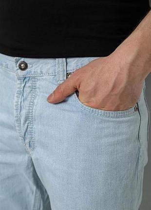 Шорти чоловічі джинсові, колір світло-блакитний, 238r20255 фото