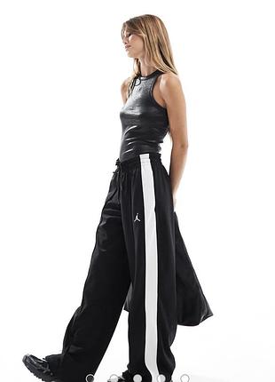 Спортивні штани nike jordan knit track pants fv7101-010 оверсайз спортивные широкие штаны jordan