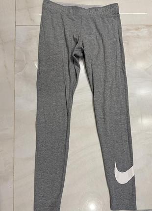 Nike лосины с лого большим