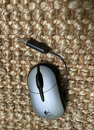 Оптична миша logitech v100 notebook optical mouse