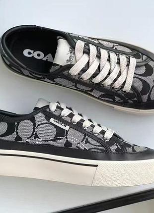 Кеди на платформі coach
