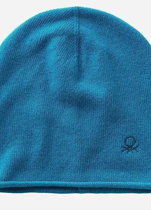 Шапка бини из шерсти мериноса benetton