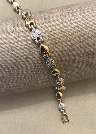 Красивий браслет в позолоті