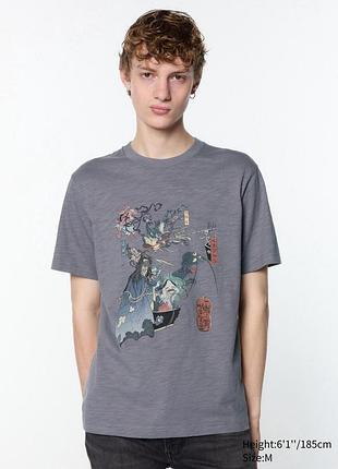Футболка унисекс ut graphic uniqlo ukiyo-e dark fantasy