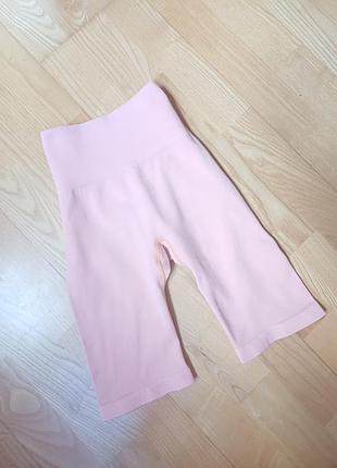 Рожеві велосипедки primark шорти з високою посадкою, наприклад, коорти-шорти