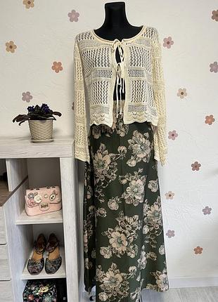 Мереживна кофта топ на завязках