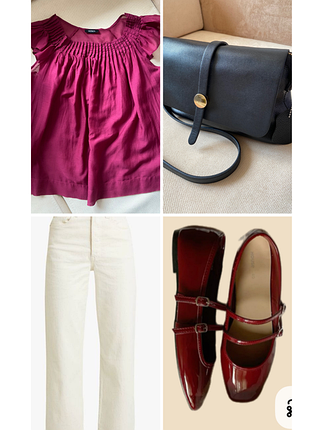 Отличная блуза от max &amp; co. (max mara) в брендовом цвете бургунди🍷10 фото