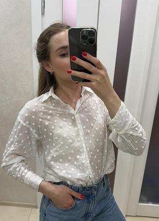 Сорочка біла zara