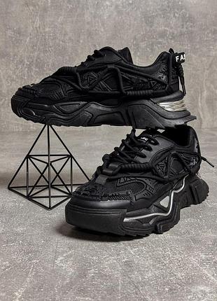 Кросівки чоловічі чорні тренд