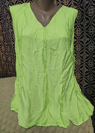 Базовая блуза под брюки 100% вискоза новая