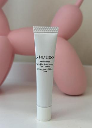 Крем для очей shiseido benefiance reneurared technology wrinkle smoothing eye cream