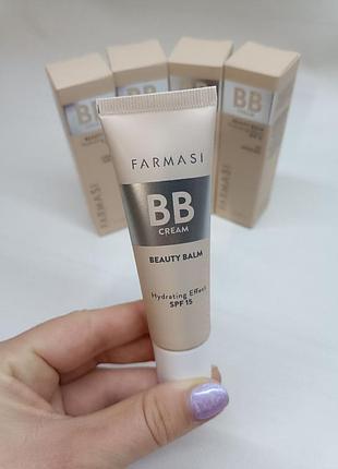 Тонуючий bb - крем 02 light to medium farmasi код 1001486